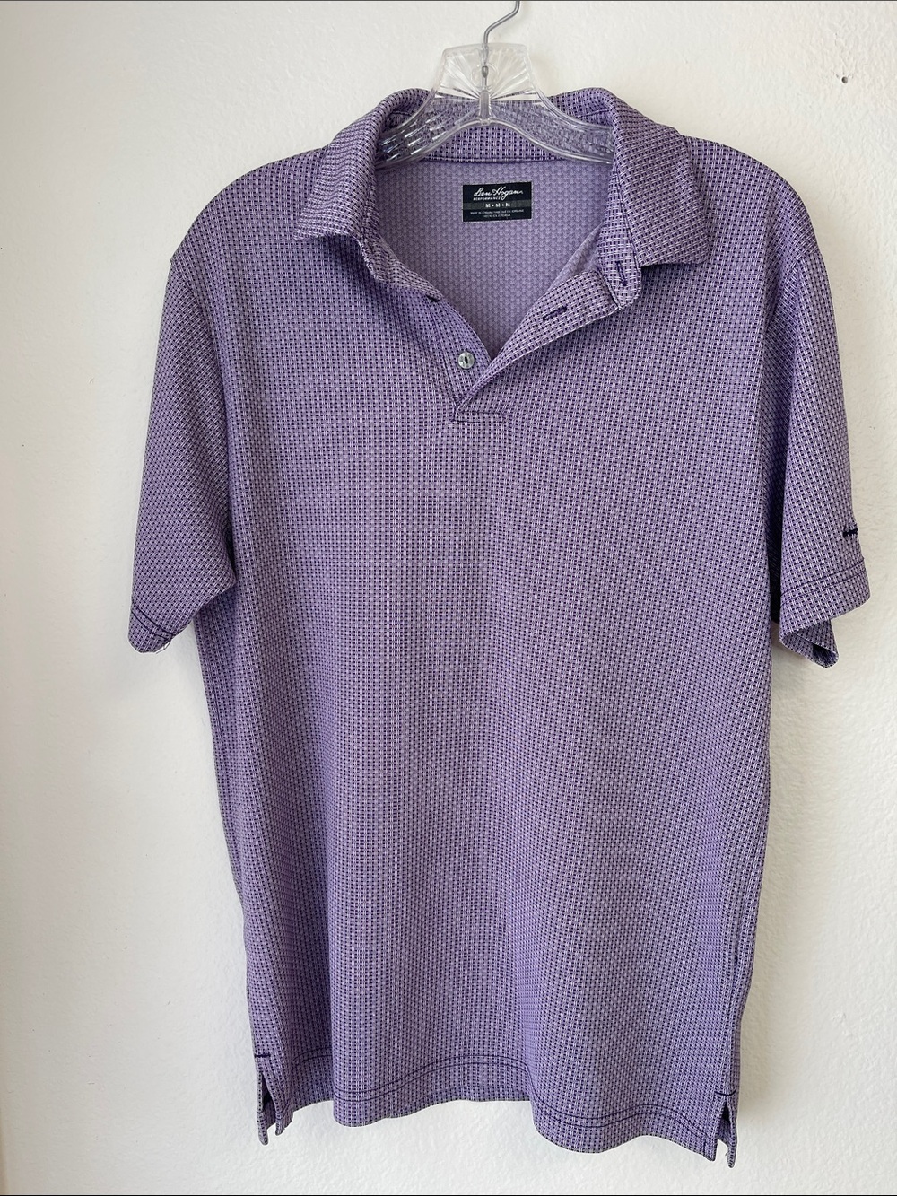 Tommy Bahama Lavender Textured Polo Shirt